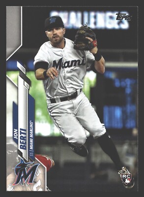 2020 Topps #693 Jon Berti RC Rookie Card Miami Marlins **LOT of 8**