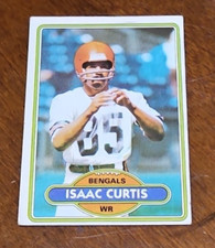 Isaac Curtis 1980 Topps card #17