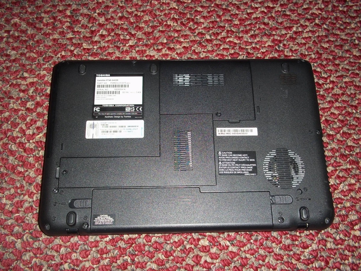 Spécifications et fiche technique de l'ordinateur portable Toshiba Satellite P745-S4320 14 pouces Intel Core i5