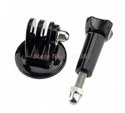 GoPro HD HERO 4 3 3+ 2 1 adattatore montaggio treppiede fotocamera + vite pollice con dado