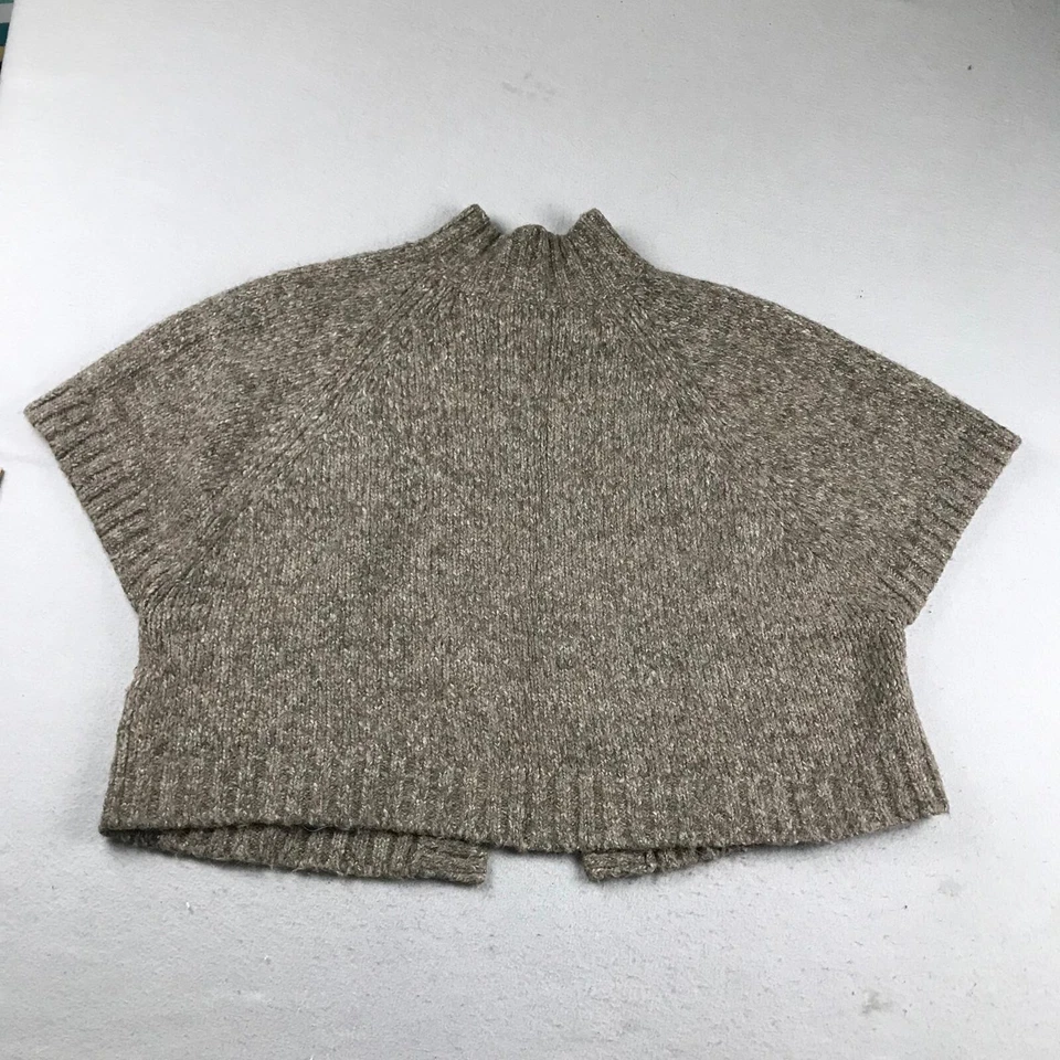 Sarah Spencer Suéter Mujer 2X Marrón Lana Alpaca Mangas Cortas Cárdigan Foto 3 de 4