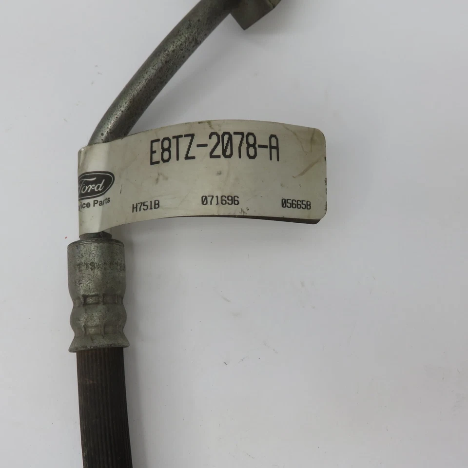 福特原始设备制造商 E8TZ-2078-D 左前制动软管 1988 - 1994 F 超级卡车全新全新全新无标签 — 第 3/4 张图片