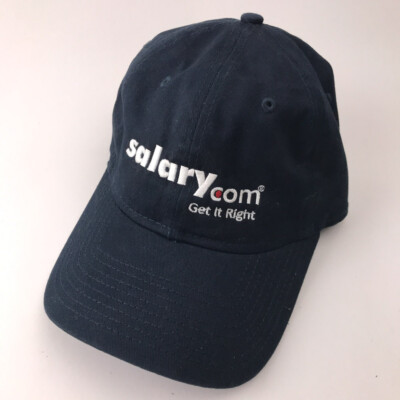 Salary dot com Get It Right blue cotton New Era buckleback hat