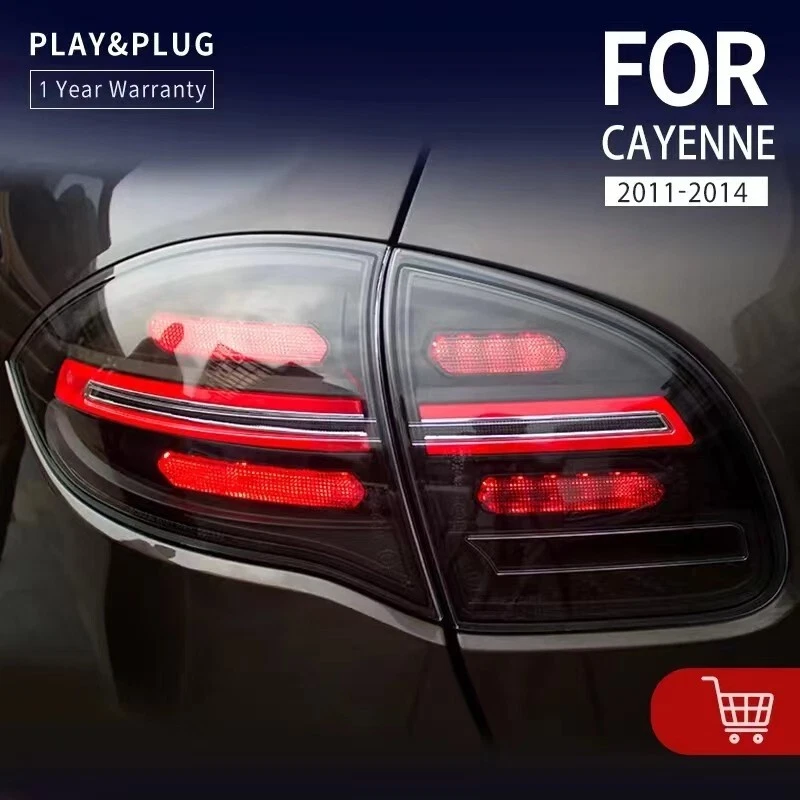 Upgrade For Porsche Cayenne 958.1 LED Tail Lights 2011-2014 DRL Sequential Turn - Image 3 of 4