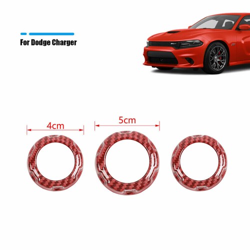 3x Air Condition Audio Switch Knob Trim Ring for Dodge Challenger 15+ /Ram 12-17 - Picture 8 of 8