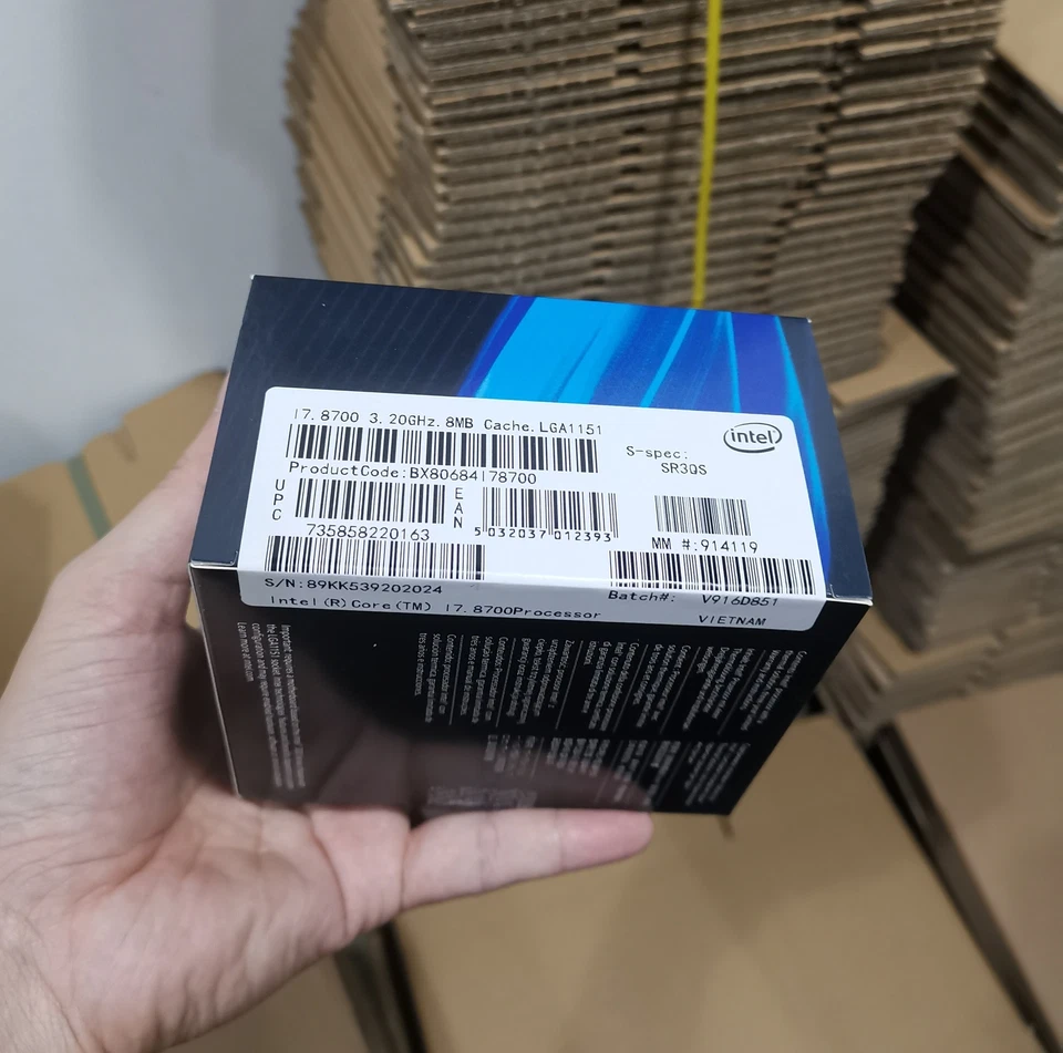 *NEW*Intel Core i7-8700 8th Gen 3.2 GHz 12MB cache SR3QS CPU Processor - Image 2 of 4