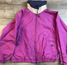 Vintage Purple Windbreaker Jacket Pacific Trail Sleeve Pocket Large Mesh Lined
