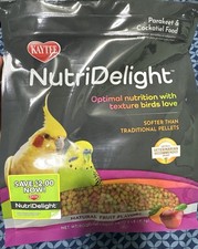 Kaytee NutriDelight Parakeet  Cockatiel Food Natural Fruit Flavor 2 LB exp 5/27