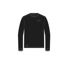 Alpinestars 1214-73500-10-XL Inclinate Long Sleeve Mesh T-Shirt XL Black