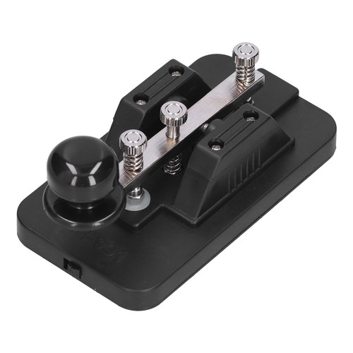 Morse Code Key Telegraph Tapper Manual CW Practice Tool Trainer z brzęczykiem - Zdjęcie 18 z 22