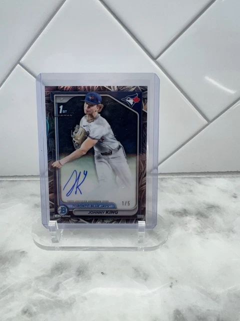 JOHNNY KING AUTO 1st 2024 Bowman Chrome Draft Variety Pack  REFRACTOR 1/5