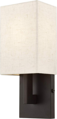 Meridian Collection English Bronze One Light Wall Sconce by  Lighting