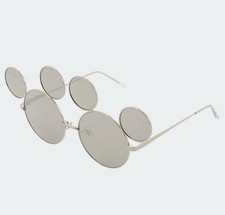 Tokyo Disney Mickey Sunglasses Silver Mirror/Silver Unisex