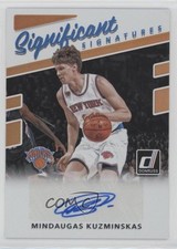 2017 Panini Donruss Significant Signatures Mindaugas Kuzminskas #SS-MK Auto s3g