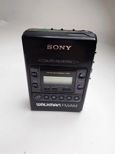 Vintage SONY Walkman FM/AM Cassette Tape Player WM-F2081 For Parts or Repair