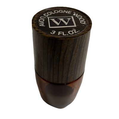 Avon Wood Cologne Vintage Almost Empty Bottle