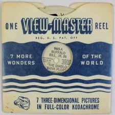 Vintage View Master 965A Buffalo Bill Jr. Diablo Bank Plot 1955 As-Is