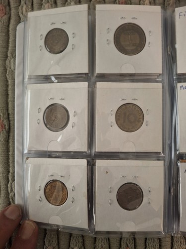 Lot of 60 Random Foreign Coins in Coin Album #10 - Picture 7 of 21