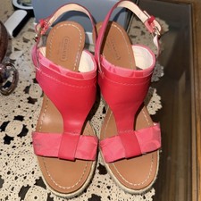 Coach Wedge Sandals EUC SIZE 8