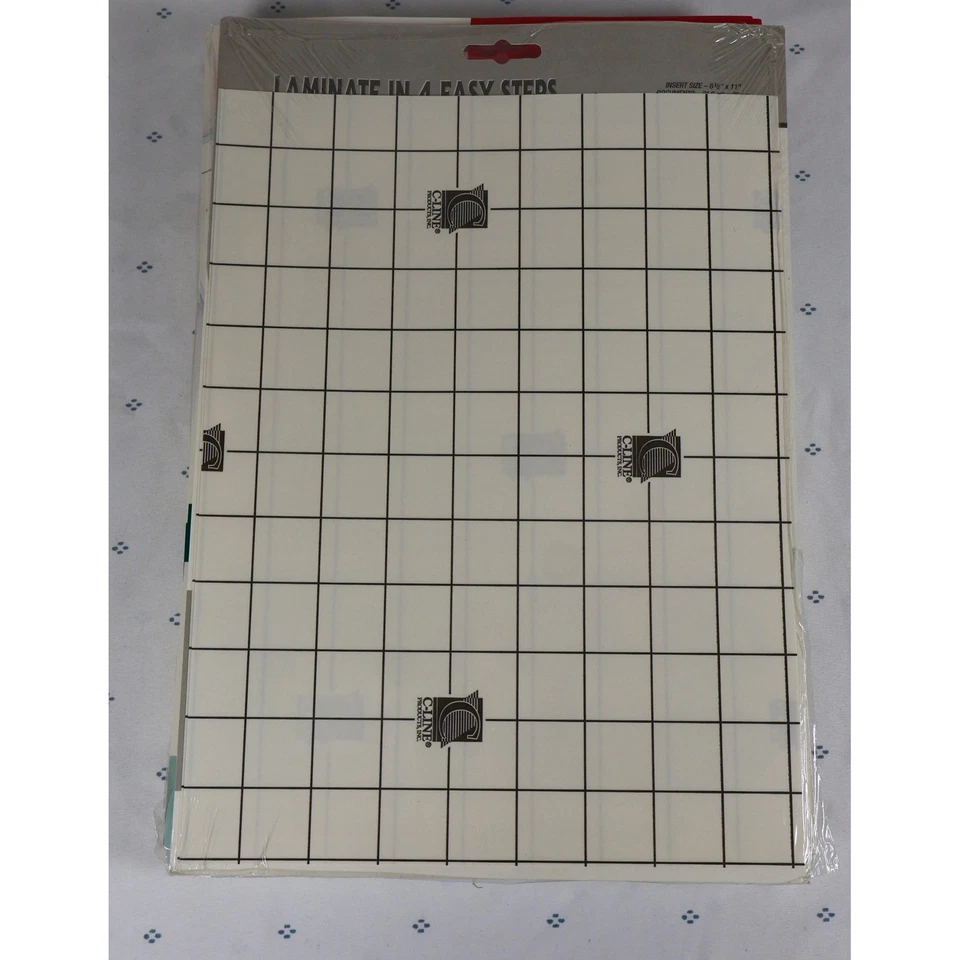 C-Line One-Sided Laminating Sheets 9 x 12 Inches 25 Packs of 2 Crafts Documents - Image 3 of 4