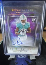 2023 Panini Origins - Rookie Autographs De'Von Achane #RADAC (AU, RC)