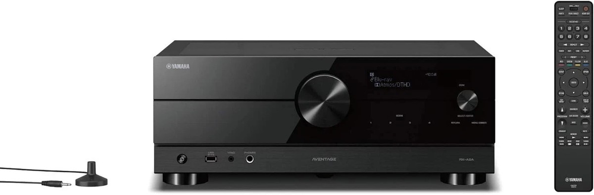 Yamaha RX-A2A AVENTAGE 7.1ch AV Receiver with 8K HDMI Black FREE