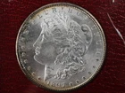 NobleSpirit Beautiful 1897 S Morgan Silver Dollar Redfield Holder