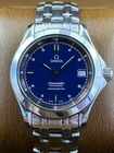 ORIGINAL 1980s OMEGA SEAMASTER DATE AUTOMATIC REF 168.1501 SWISS MEN WATCH