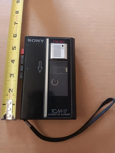Sony Walkman TCM-17 Cassette Recorder vintage Parts Fix READ LQQK! Nice