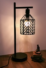 The Range - Industrial Weaved Table Lamp - Black - discontinued 46.5cm