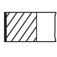 Mahle 011 RS 00101 0N0 Kolbenringsatz
