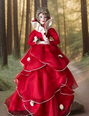 Franklin Mint Porcelain Doll   The Samantha Rose Princess  By Joyce Reavey