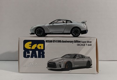 ERA CAR NISSAN GT-R R35 50TH ANNIVERSARY EDITON SUPER SILVER (Open Box)