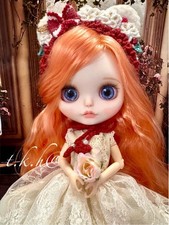 Custom ICYDOLL No.6 Blythe-Style Doll with Handmade Glass  Resin Eyes OOAK