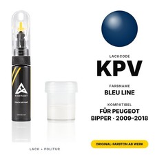 Lackstift F&uuml;r Peugeot Bipper KPV Bleu Line Kit Farbton Genau Lackstift