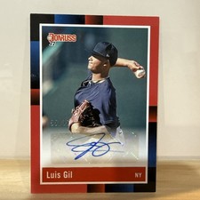 Luis Gil RC Auto 2022 Panini Donruss Retro 1988 Signatures /99 #R88S-LG Yankees