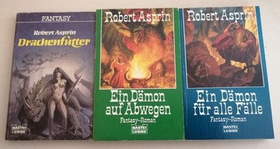 3x Robert Asprin - DÄMON Zyklus - Fantasy Taschenbücher - Bastei K459-13 Robert