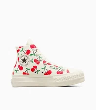 Converse Chuck Taylor All Star Lift Platform Cherries 7/7.5/8/8.5/9/9.5/10