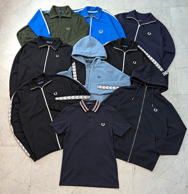 Fred Perry Herren Trainingsjacke M, Polyester, Reißverschluss, Kapuze, Logo