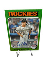 Coco Montes 2024 Topps Heritage High Number Real One Auto RC #ROA-CMON Rockies
