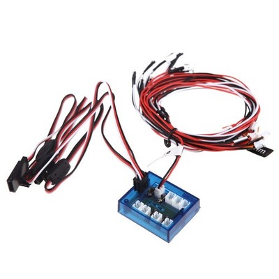 12 Ultra LED Flashing Bright Light Kit für 1/10 1/8 RC Drift HSP TAMIYA RC Car