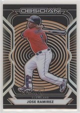 2021 Panini Chronicles Obsidian Electric Etch Orange 5/28 Jose Ramirez #39 0m4q
