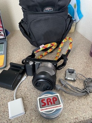 Sony Alpha Nex5 14.2MP Mirrorless Digital Camera 18-55mm Lens + Extras