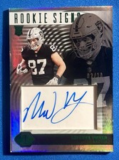 2023 Panini Illusions Rookie Signs Green Michael Mayer #/10 On Card Auto. rookie card picture