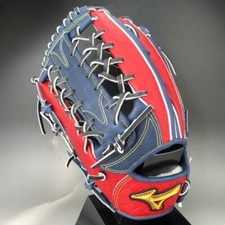 Mizuno Pro Left Hand Throw Outfielder Baseball Glove 18N Blue Red Japan NEW