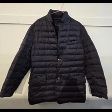 Massimo Dutti Black Padded Hooded Jacket