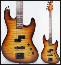 Charvel PJj Jazz Bass 1990s Electric Bass Guitar Sunburst Used From Japan w/SC