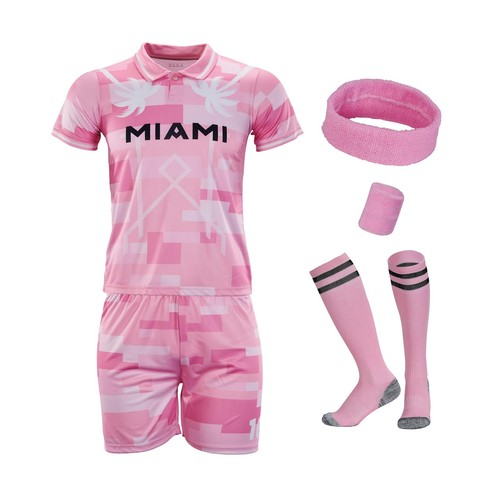 Soccer Football Jersey Pink No.10 for Kids Boys Girls Youth,Soccer Jersey Shi...