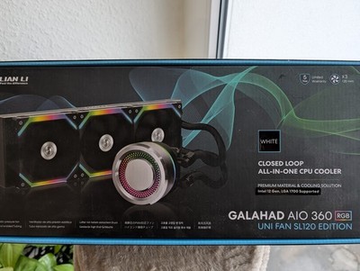 Lian Li GALAHAD AIO 360 RGB Wasserkühlung - UNI FAN SL120 Edition (Weiß) OVP