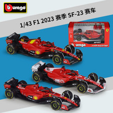 Bburago 1:43 F1 Formula SF24 SF23 Ferrari Model Car Carlos Sainz Charles Leclerc